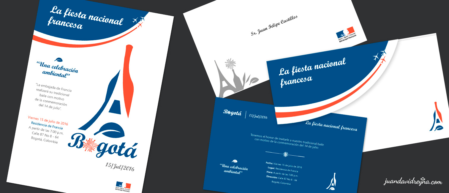 Contest propose - Poster design, envelope and invitations design.
